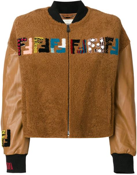 fendi bomber jacket orange|Fendi bomber jacket blouse.